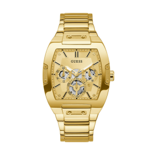 Guess Men’s Quartz Gold Stainless Steel Gold Dial 43mm Watch GW0456G2