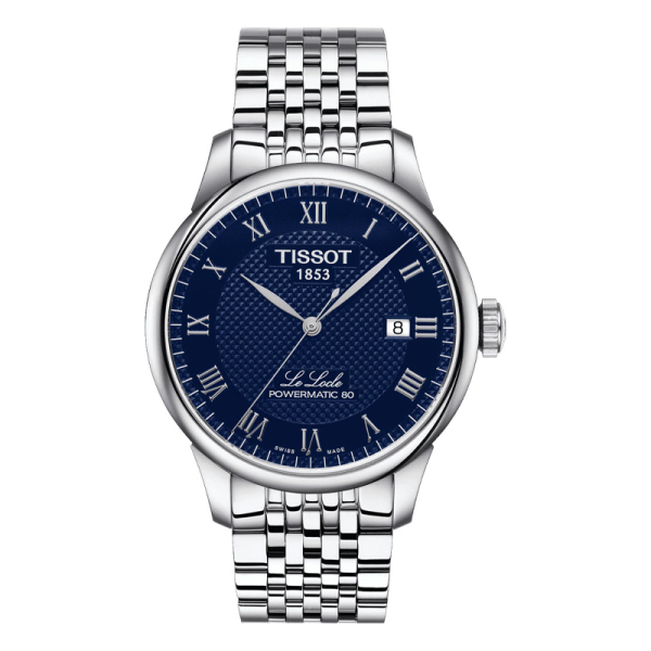 TISSOT Men’s Automatic Swiss-Made Silver Stainless Steel Blue Dial 40mm Watch T006.407.11.043.00