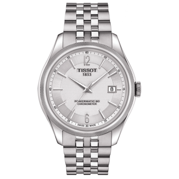 TISSOT Men’s Automatic Swiss-Made Silver Stainless Steel Silver Dial 39mm Watch T108.408.11.037.00