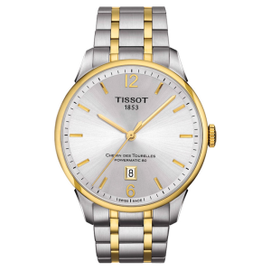 TISSOT Men’s Automatic Swiss-Made Two-tone Stainless Steel Silver Dial 42mm Watch T099.407.22.037.00