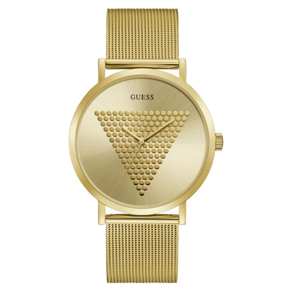 Guess Men’s Quartz Gold Stainless Steel Gold Dial 44mm Watch GW0049G1