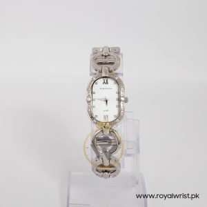 Romanson Women’s Swiss Made Quartz Silver Stainless Steel White Dial 23mm Watch RD0123QL