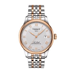TISSOT Men’s Automatic Swiss-Made Two-tone Stainless Steel Silver Dial 40mm Watch T006.407.22.033.00