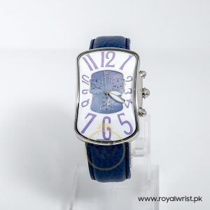 Re-long Women’s Quartz Blue Leather Strap Blue Mother Of Pearl Dial 34mm Watch RE0315/2