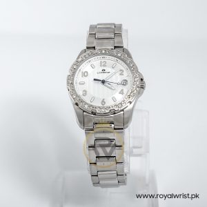 Lorenz Women’s Quartz Silver Stainless Steel Silver White Dial 34mm Watch 26735