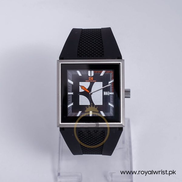 Hugo Boss Men’s Quartz Black Silicone Strap Black Dial 40mm Watch 1512705
