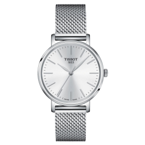 Tissot Women’s Quartz Swiss Made Silver Stainless Steel Silver Dial 34mm Watch T143.210.11.011.00