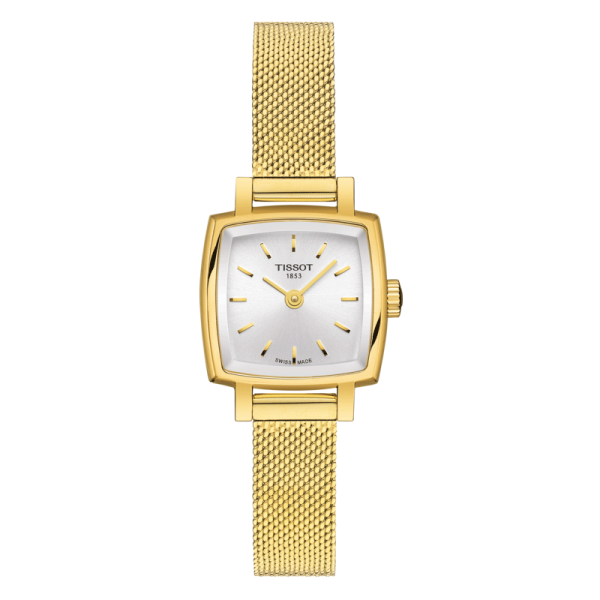 Tissot Women’s Quartz Swiss Made Gold Stainless Steel Silver Dial 20mm Watch T058.109.33.031.00