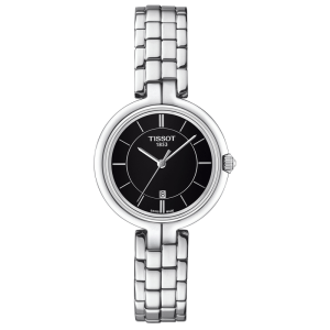 Tissot Women’s Quartz Swiss Made Silver Stainless Steel Black Dial 30mm Watch T094.210.11.051.00