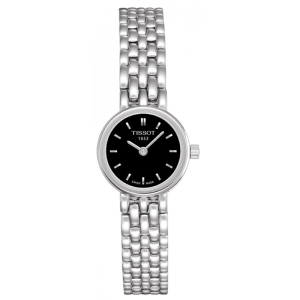 Tissot Women’s Quartz Swiss Made Silver Stainless Steel Black Dial 19mm Watch T058.009.11.051.00