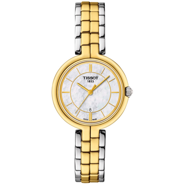 Tissot Women’s Quartz Swiss Made Two-tone Stainless Steel Mother of Pearl Dial 26mm Watch T094.210.22.111.01