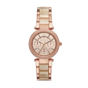 Michael Kors Women’s Quartz Rose Gold Stainless Steel Rose Gold Dial 33mm Watch MK6512