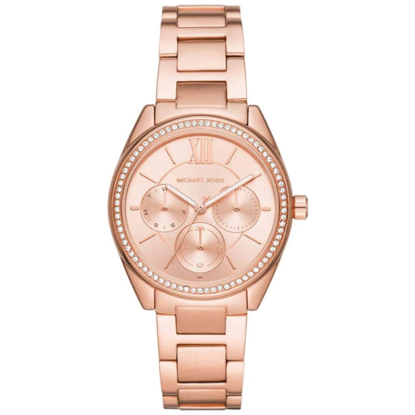 Michael Kors Women’s Quartz Rose Gold Stainless Steel Rose Gold Dial 35mm Watch MK7091
