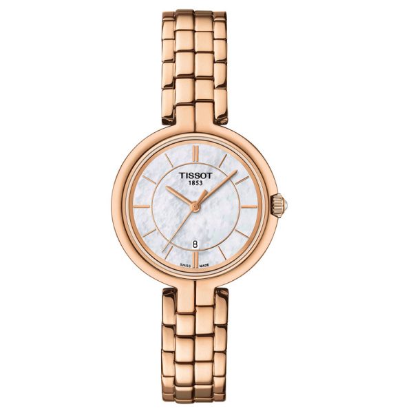 Tissot Women’s Quartz Swiss Made Rose Gold Stainless Steel Mother Of Pearl Dial 30mm Watch T094.210.33.111.01