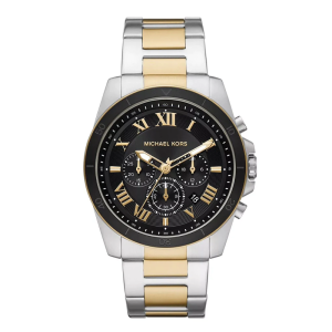 Michael Kors Men’s Quartz Two-tone Stainless Steel Black Dial 44mm Watch MK8901