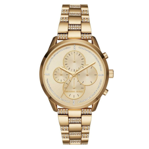 Michael Kors Women’s Quartz Gold Stainless Steel Gold Dial 40mm Watch MK6519