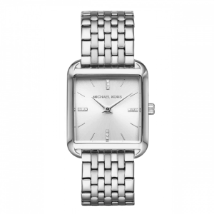 Michael Kors Women’s Quartz Silver Stainless Steel Silver Dial 30mm Watch MK4376