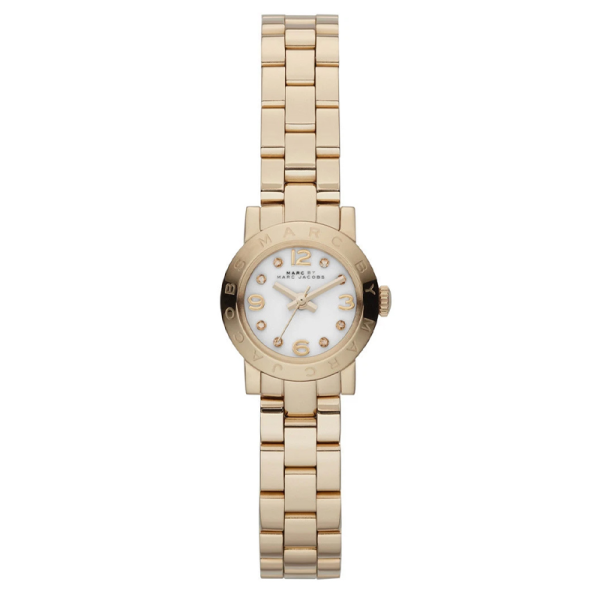 Marc by Marc Jacobs Women’s Quartz Gold Stainless Steel White Dial 20mm Watch MBM3226