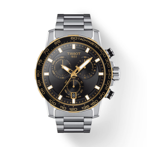 TISSOT Men’s Quartz Swiss-Made Silver Stainless Steel Black Dial 45mm Watch T125.617.21.051.00