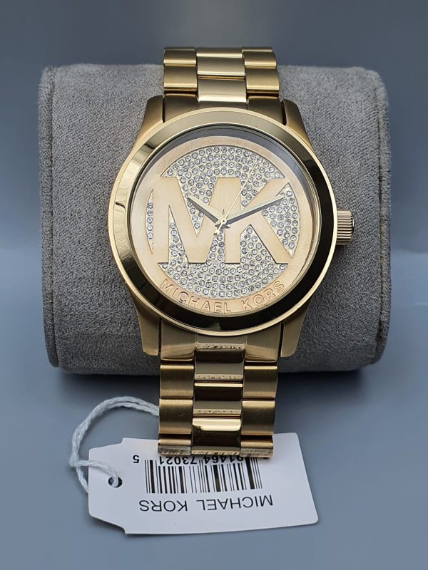 Michael Kors Women’s Quartz Gold Stainless Steel Gold Dial 45mm Watch MK5706/2