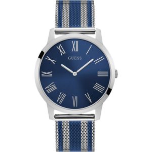 Guess Men’s Quartz Two-tone Stainless Steel Blue Dial 40mm Watch W1179G1