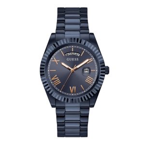 Guess Men’s Quartz Blue Stainless Steel Blue Dial 42mm Watch GW0265G9