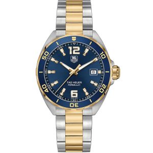 Tag Heuer Men’s Quartz Swiss Made Two-tone Stainless Steel Blue Dial 41mm Watch WAZ1120.BB0879