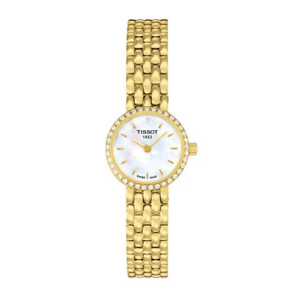 Tissot Women’s Quartz Swiss Made Gold Stainless Steel Mother Of Pearl Dial 20mm Watch T058.009.63.116.00