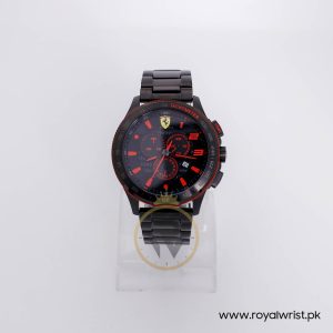 Ferrari Men’s Quartz Black Stainless Steel Black Dial 48mm Watch SF161340094