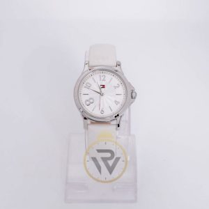 Tommy Hilfiger Women’s Quartz White Leather Strap White Dial 36mm Watch TH1113140921
