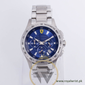 Ferrari Men’s Quartz Silver Stainless Steel Blue Dial 44mm Watch 830049
