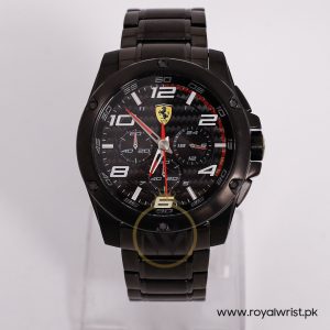 Ferrari Men’s Quartz Black Stainless Steel Black Dial 46mm Watch 830033