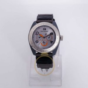 Hugo Boss Men’s Quartz Grey Nylone Strap Grey Dial 43mm Watch 1512550