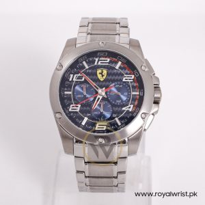 Ferrari Men’s Quartz Silver Stainless Steel Blue Dial 46mm Watch 0830036