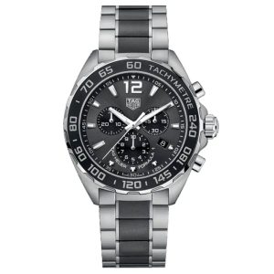 Tag Heuer Men’s Quartz Swiss Made Two-tone Stainless Steel Grey Dial 43mm Watch CAZ1011.BA0843