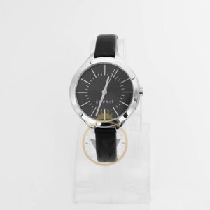 Esprit Women’s Quartz Black Leather Strap Black Dial 40mm Watch ES906762005X
