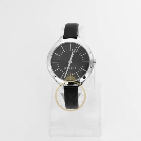 Esprit Women’s Quartz Black Leather Strap Black Dial 40mm Watch ES906762005X