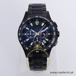 Ferrari Men’s Quartz Black Stainless Steel Black Dial 44mm Watch 830046