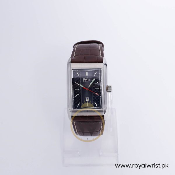 Lacoste Men’s Quartz Brown Leather Strap Black Dial 33mm Watch 2010423