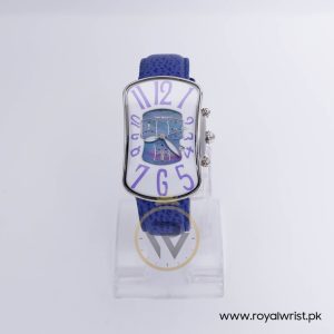 San marco Women’s Quartz Blue Leather Strap Blue Mother Of Pearl Dial 34mm Watch R8308G
