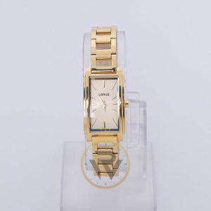 Lorus Women’s Quartz Gold Stainless Steel Beige Dial 20mm Watch RRW94DX9