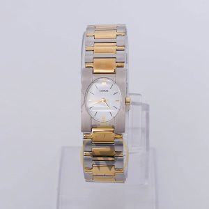 Lorus Women’s Quartz Two-tone Stainless Steel White Dial 20mm Watch RRS21EX9