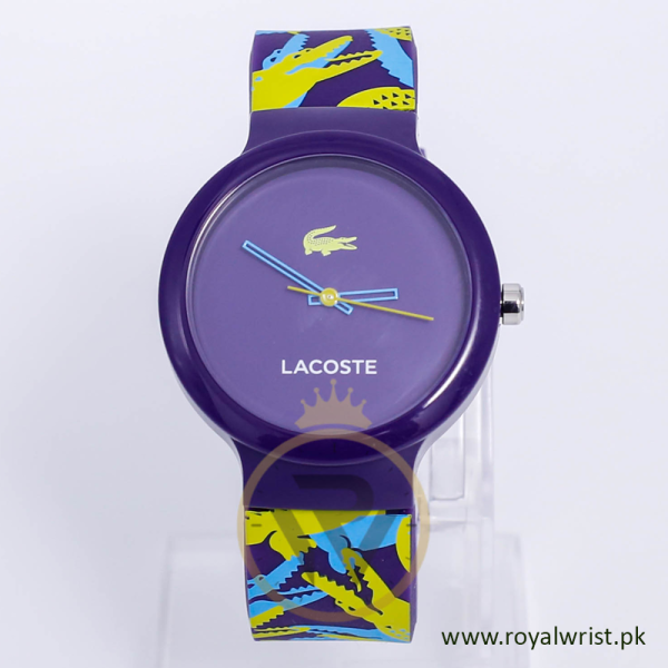 Lacoste Kids Quartz Multi Silicone Strap Purple Dial 40mm Watch 2020061
