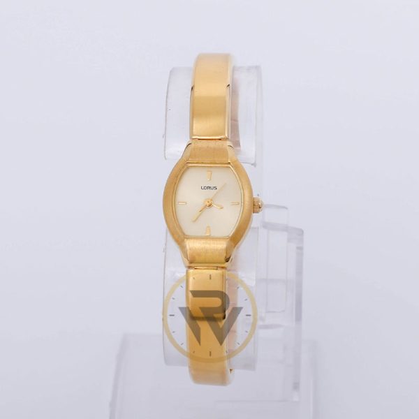 Lorus Women’s Quartz Gold Stainless Steel Gold Dial 20mm Watch RRS32CX