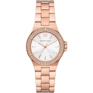 Michael Kors Women’s Quartz Rose Gold Stainless Steel Silver Dial 33mm Watch MK7279