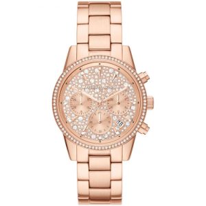 Michael Kors Women’s Quartz Rose Gold Stainless Steel Rose Gold Dial 37mm Watch MK7302