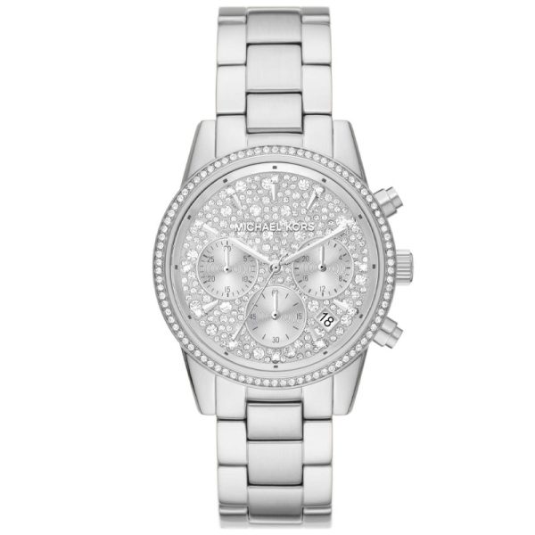 Michael Kors Women’s Quartz Silver Stainless Steel Silver Dial 37mm Watch MK7301