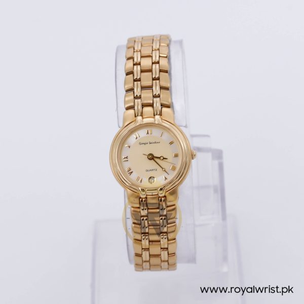 Giorgio Saintino Women’s Quartz Gold Stainless Steel Beige Dial 24mm Watch 264L