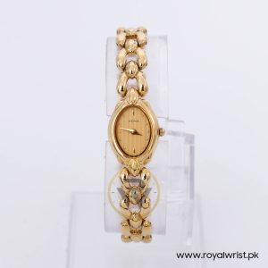 Yema Women’s Quartz Gold Stainless Steel Gold Dial 17mm Watch MRY012X
