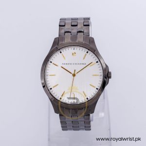 Armani Exchange Men’s Quartz Grey Stainless Steel Silver Dial 46mm Watch AX2169/2
